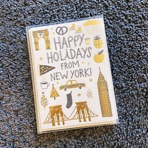 Paper Source “Happy Holidays from New York” card set